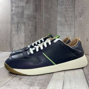 OluKai Kaulele Women's 7 Leather Sneakers Casual Shoes Trench Blue 20517-DEDE